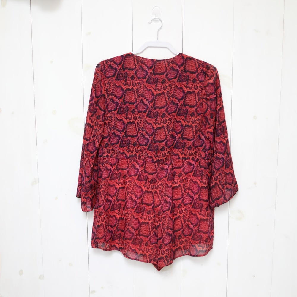 Show Me your MuMu Roxy Romper Popsicle Python Color Size Medium - Picture 4 of 12